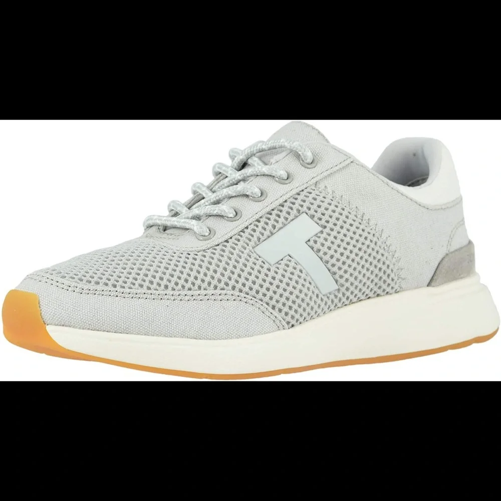 TOMS Women's Arroyo women sneakers gray and baby blue size 8.5 - Picture 2 of 11